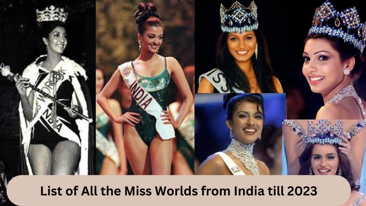 List of All the Miss Worlds from India till 2023