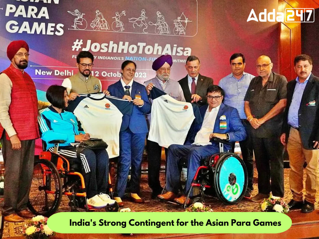 India's Strong Contingent for the Asian Para Games