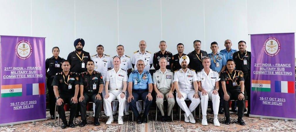 21st India-France Military Sub-Committee meeting Held In New Delhi
