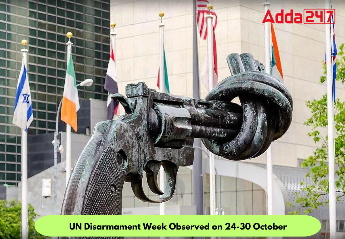 UN Disarmament Week Observed on 24-30 October