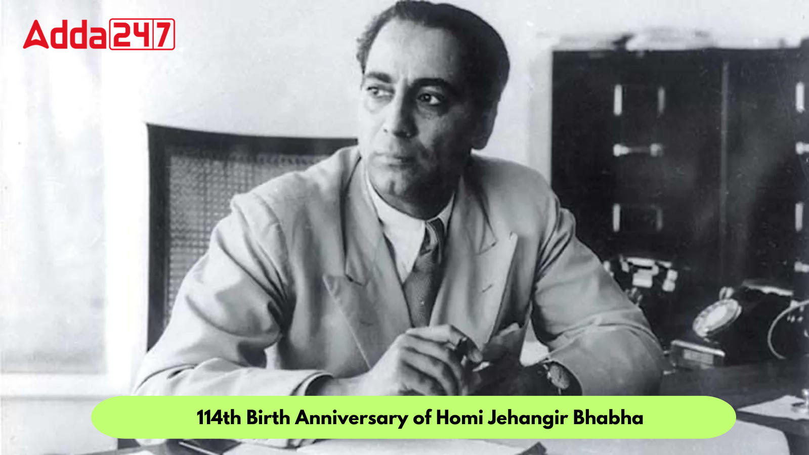 114th Birth Anniversary of Homi Jehangir Bhabha