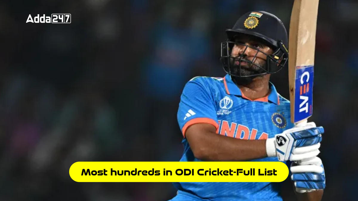 Most hundreds in ODI Cricket-Full List