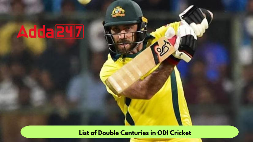 List of Double Centuries in ODI Cricket