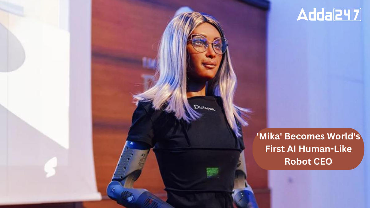 'Mika' Becomes World's First AI Human-Like Robot CEO
