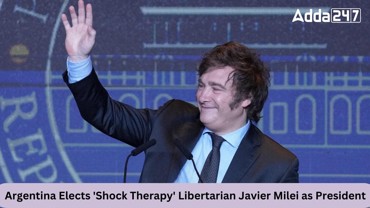 Argentina Elects 'Shock Therapy' Libertarian Javier Milei as President