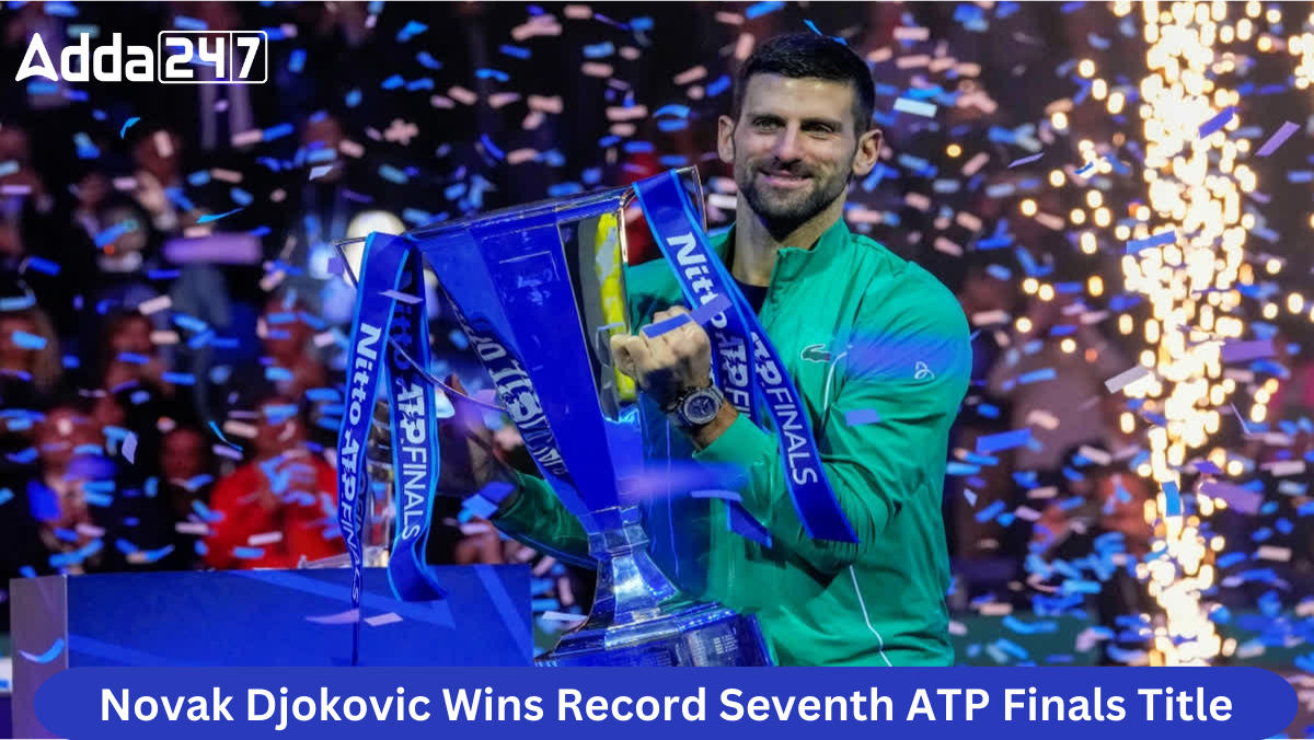 Novak Djokovic Wins Record Seventh ATP Finals Title