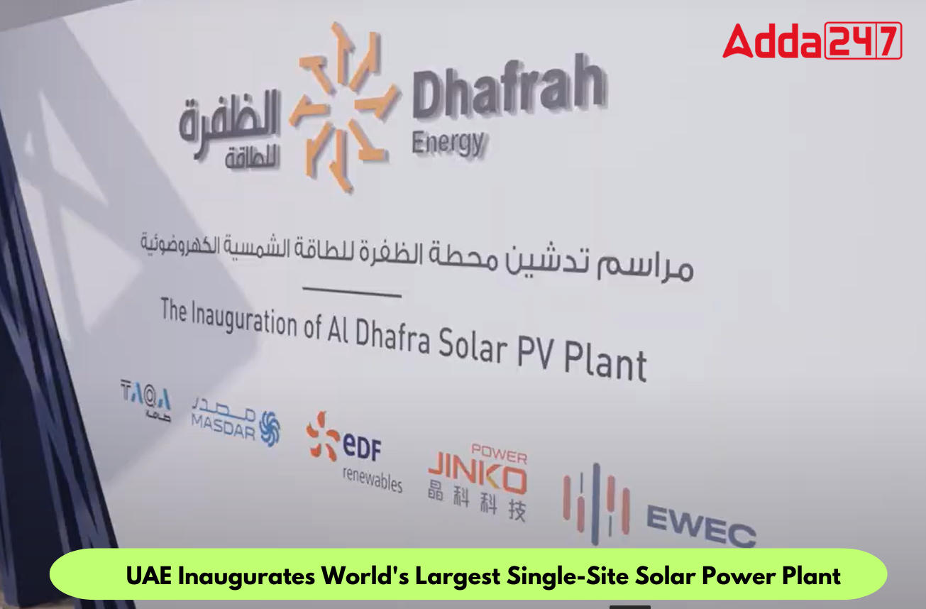 UAE Inaugurates World's Largest Single-Site Solar Power Plant