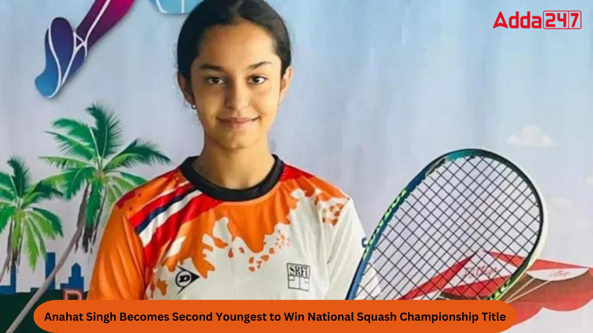 Anahat Singh Becomes Second Youngest to Win National Squash Championship Title