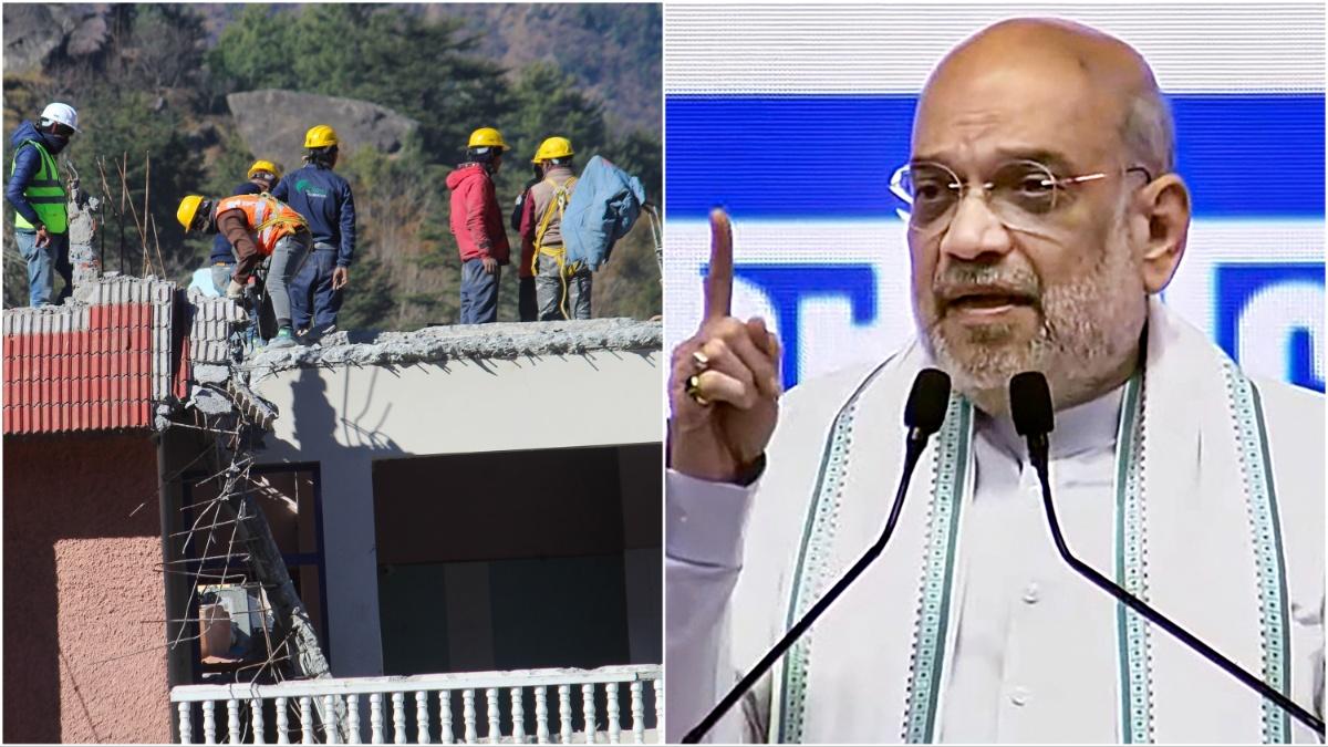 Union Home Minister Amit Shah Approves ₹1,658 Crore Recovery and Reconstruction Plan for Joshimath