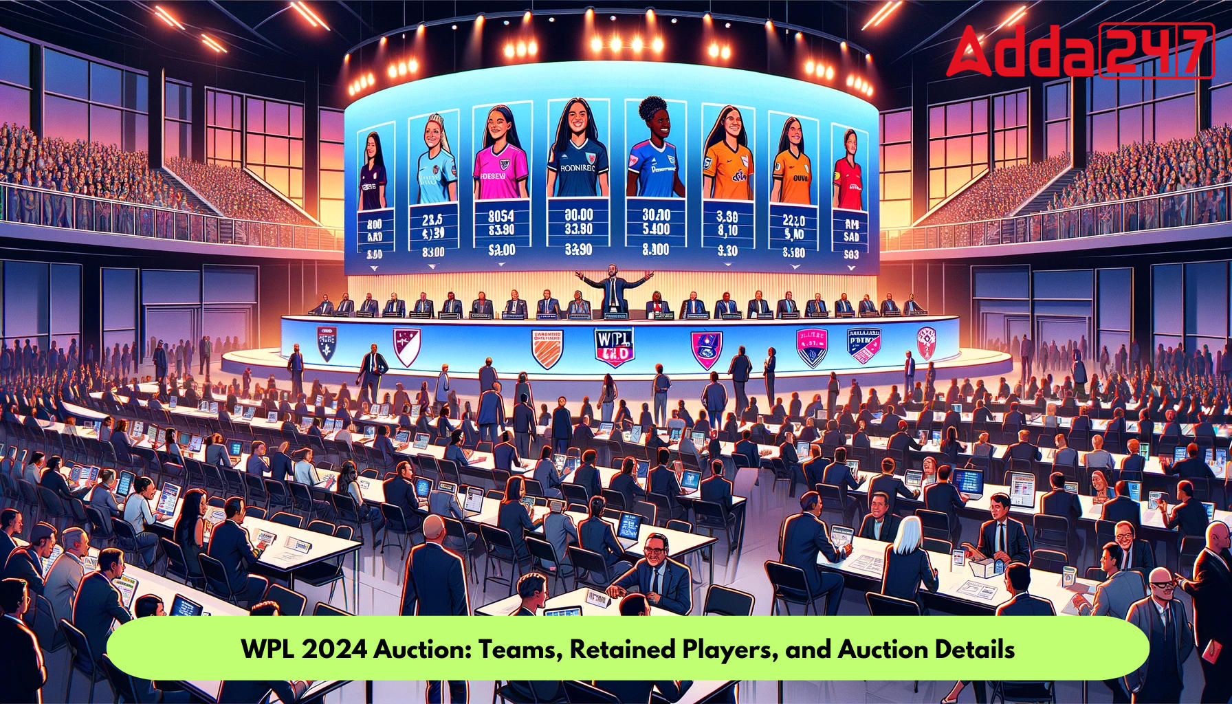 WPL 2024 Auction: Teams, Retained Players, and Auction Details