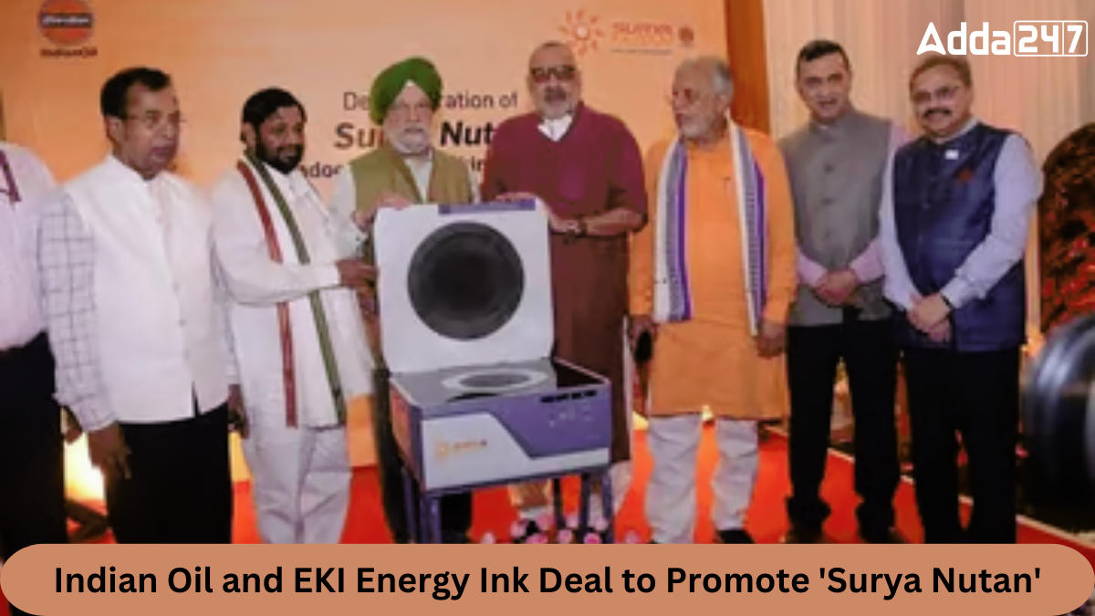 Indian Oil and EKI Energy Ink Deal to Promote 'Surya Nutan'