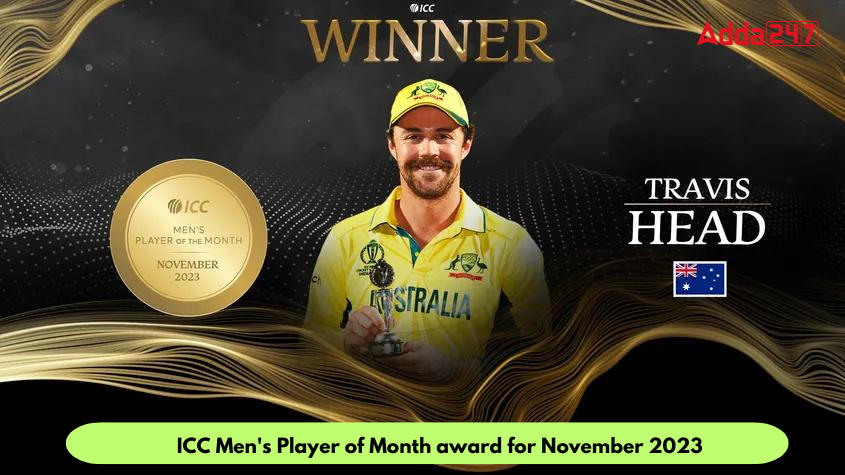 Travis Head wins ICC Men's Player of Month award for November 2023