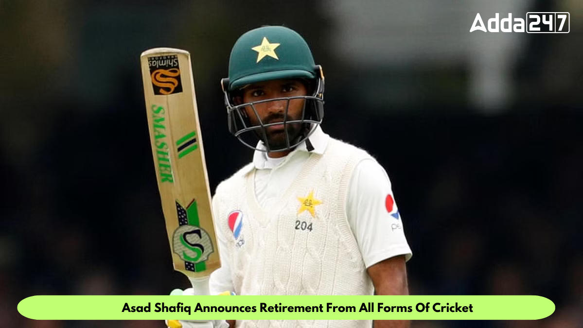 Asad Shafiq Announces Retirement From All Forms Of Cricket