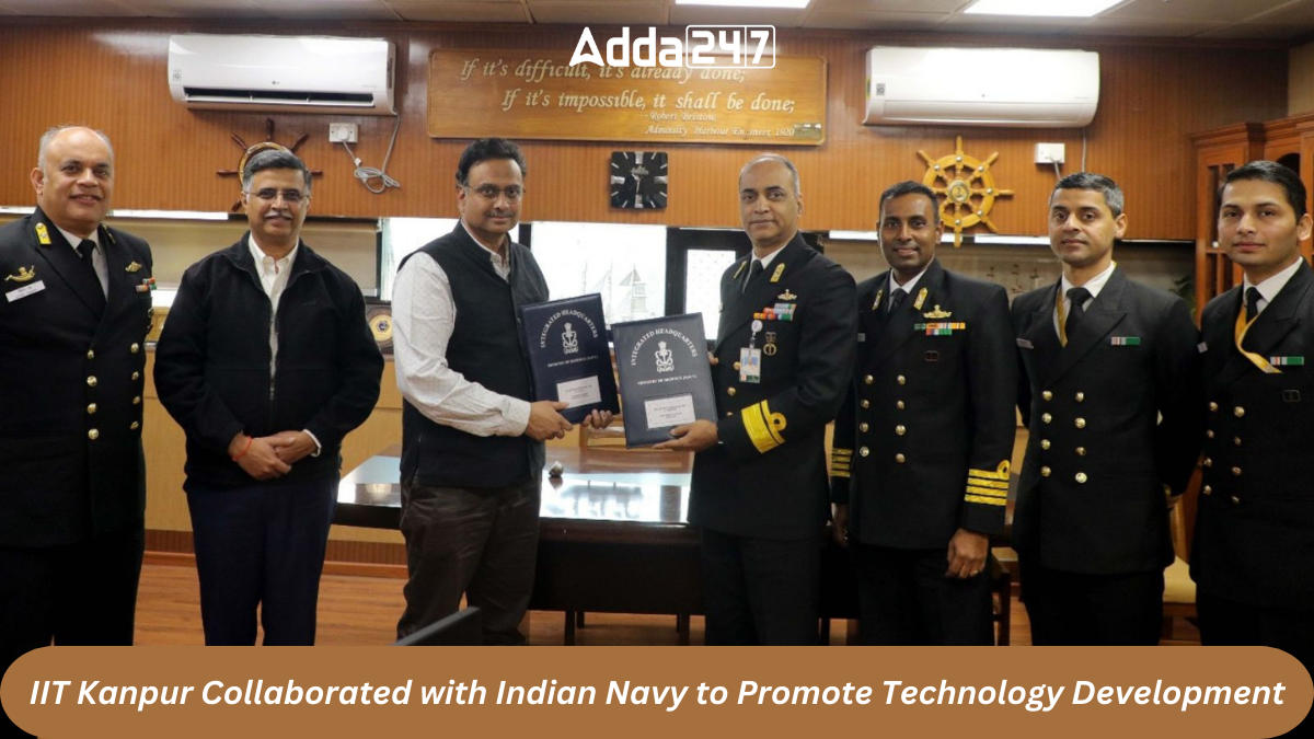 IIT Kanpur Collaborated with Indian Navy to Promote Technology Development