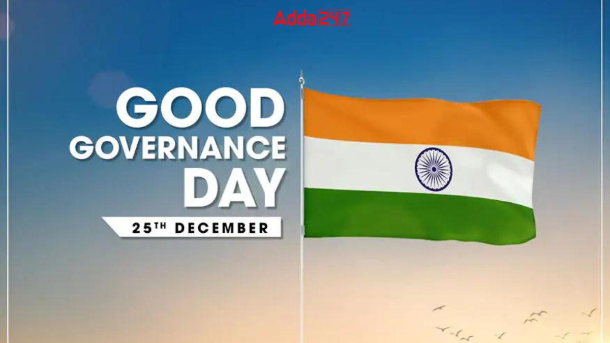 Good Governance Day 2023 Dat, History and Significance