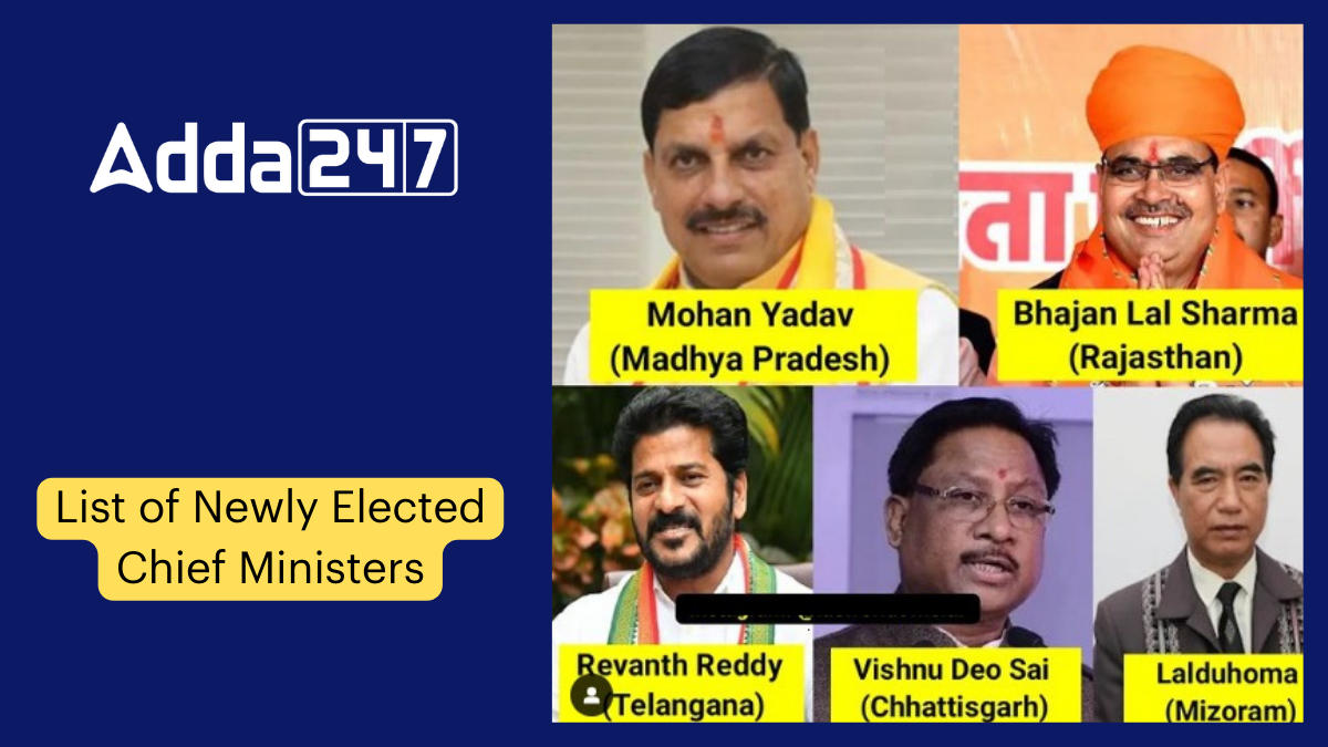 Recap 2023- Newly Elected Chief Ministers