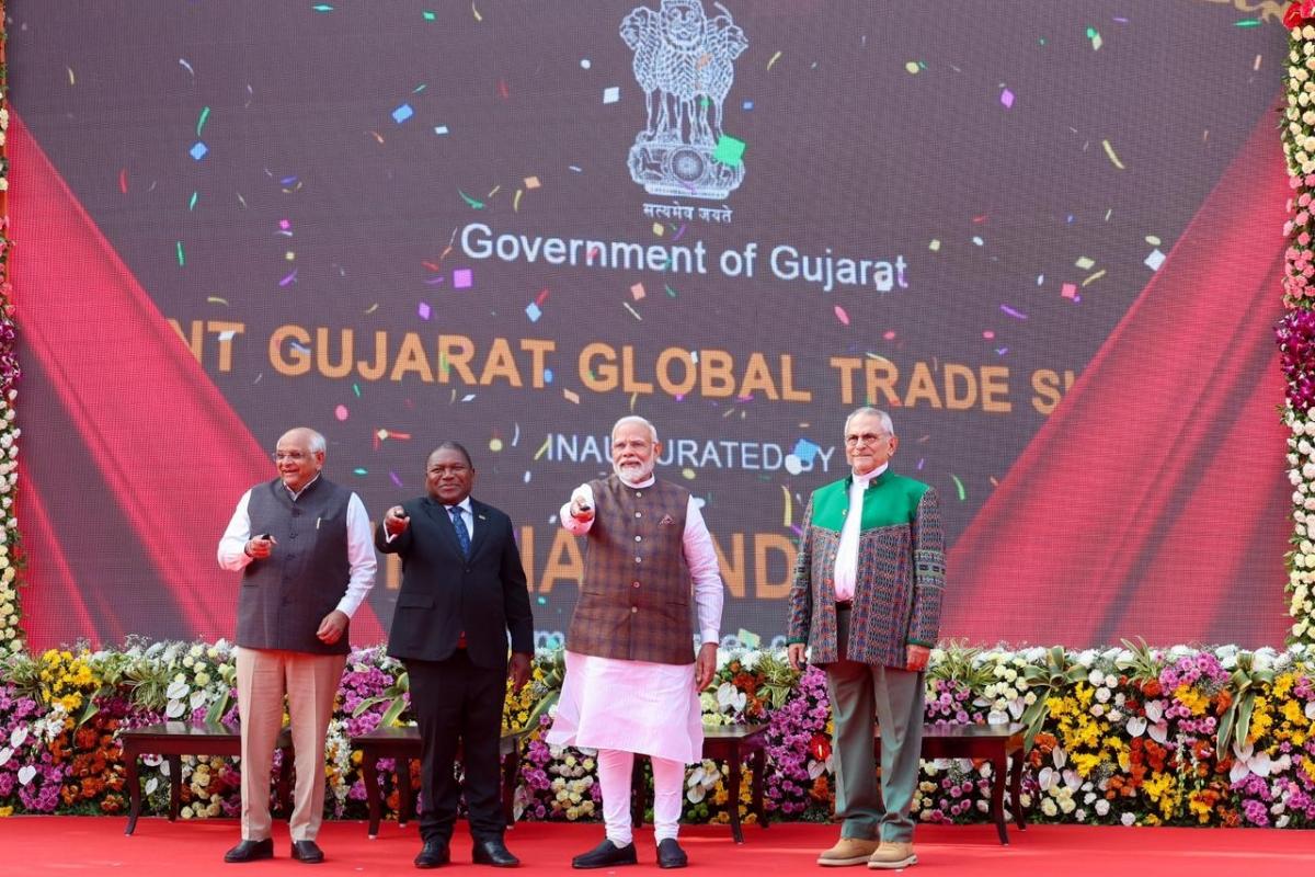 PM Modi Inaugurates Vibrant Gujarat Global Trade Show in Gandhinagar