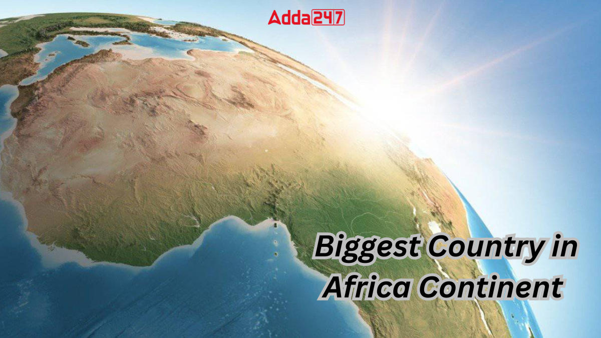 Biggest Country in Africa Continent