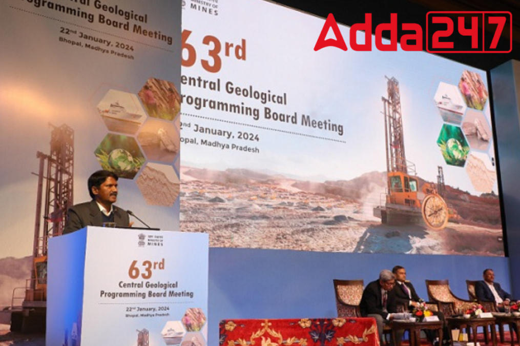 63rd Central Geological Programming Board (CGPB) Meeting Convened In Bhopal