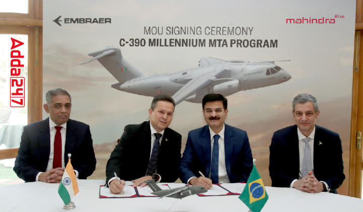 Embraer, Mahindra Partner On C-390 Millennium Medium Transport Aircraft In India
