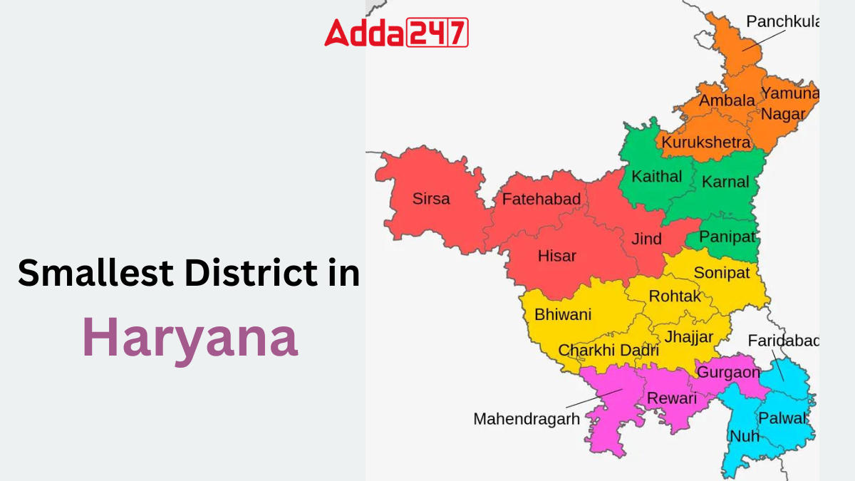 Smallest District in Haryana