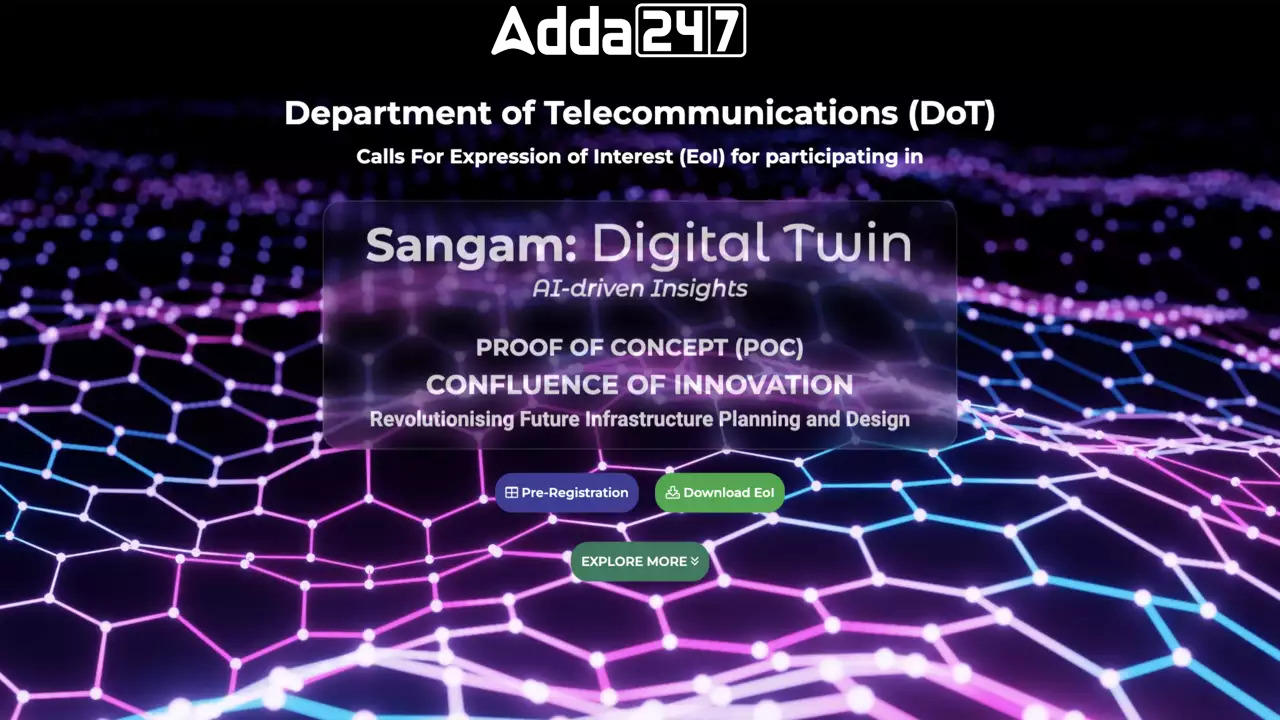 DoT Launches 'Sangam: Digital Twin' Initiative for Transformative Infrastructure Planning