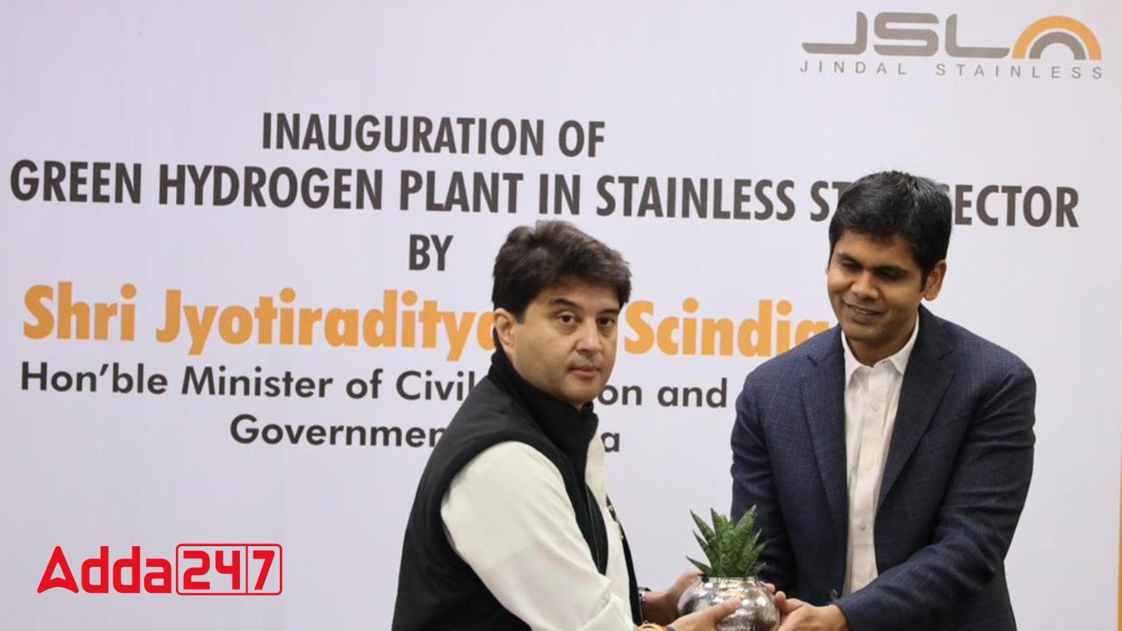 Steel Minister Unveils India’s First Green Hydrogen Plant In Stainless Steel Sector