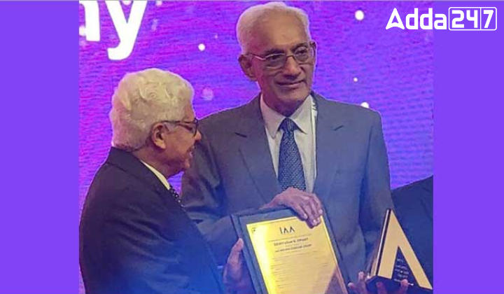 Mr. Srinivasan Swamy Receives 2024 IAA Golden Compass Award