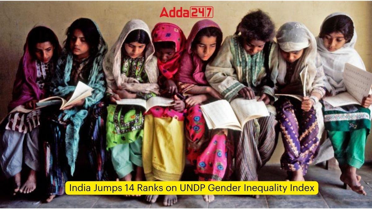 India Jumps 14 Ranks on UNDP Gender Inequality Index
