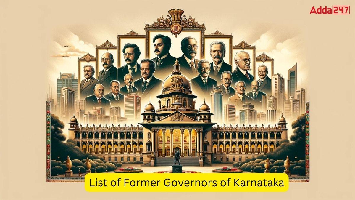 List of Former Governors of Karnataka
