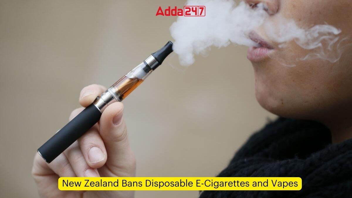 New Zealand Bans Disposable E Cigarettes and Vapes