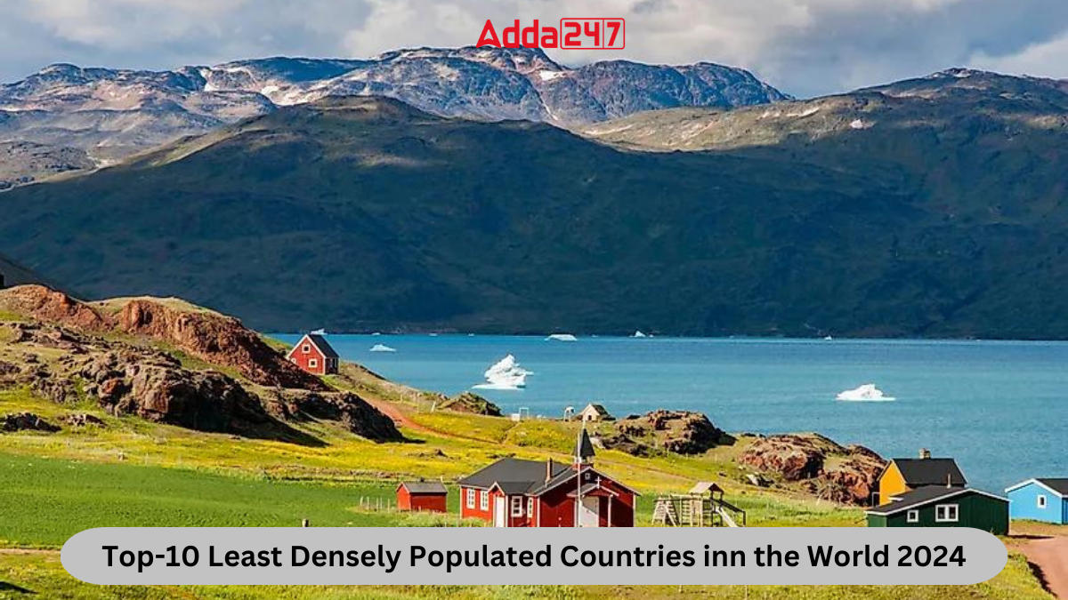 Top-10 Least Densely Populated Countries inn the World 2024