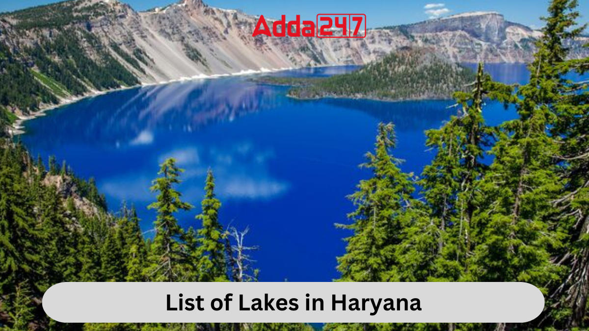 List of Lakes in Haryana