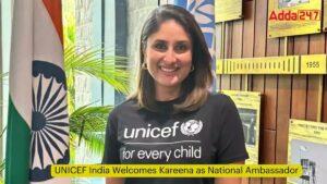UNICEF India Welcomes Kareena as National Ambassador