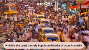 Which is the Least Densely Populated District of Uttar Pradesh?