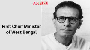 First Chief Minister of West Bengal