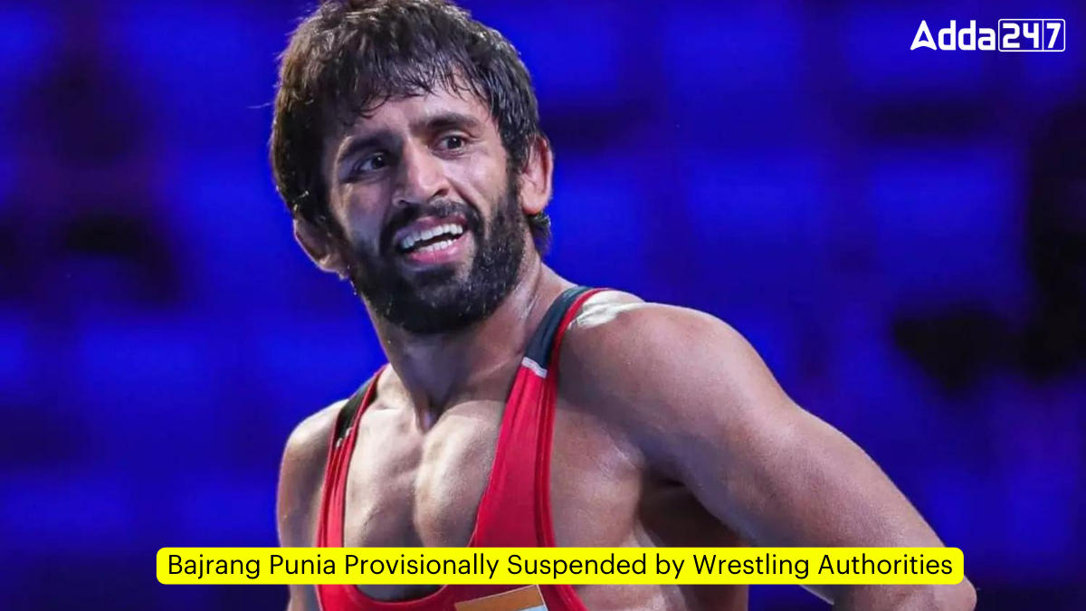 Bajrang Punia Provisionally Suspended by Wrestling Authorities