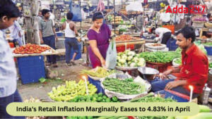 India's Retail Inflation Marginally Eases to 4.83% in April