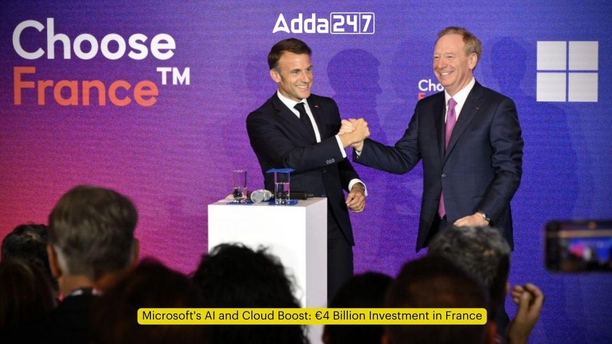 Microsoft's AI and Cloud Boost: €4 Billion Investment in France