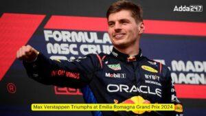 Max Verstappen Triumphs at Emilia Romagna Grand Prix 2024