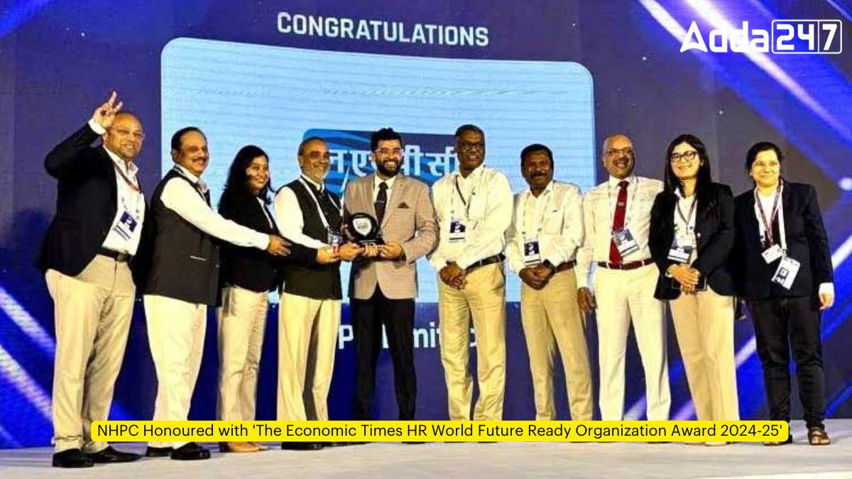 NHPC Honoured with 'The Economic Times HR World Future Ready Organization Award 2024-25'