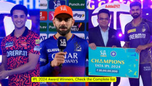 IPL 2024 Award Winners, Check the Complete list