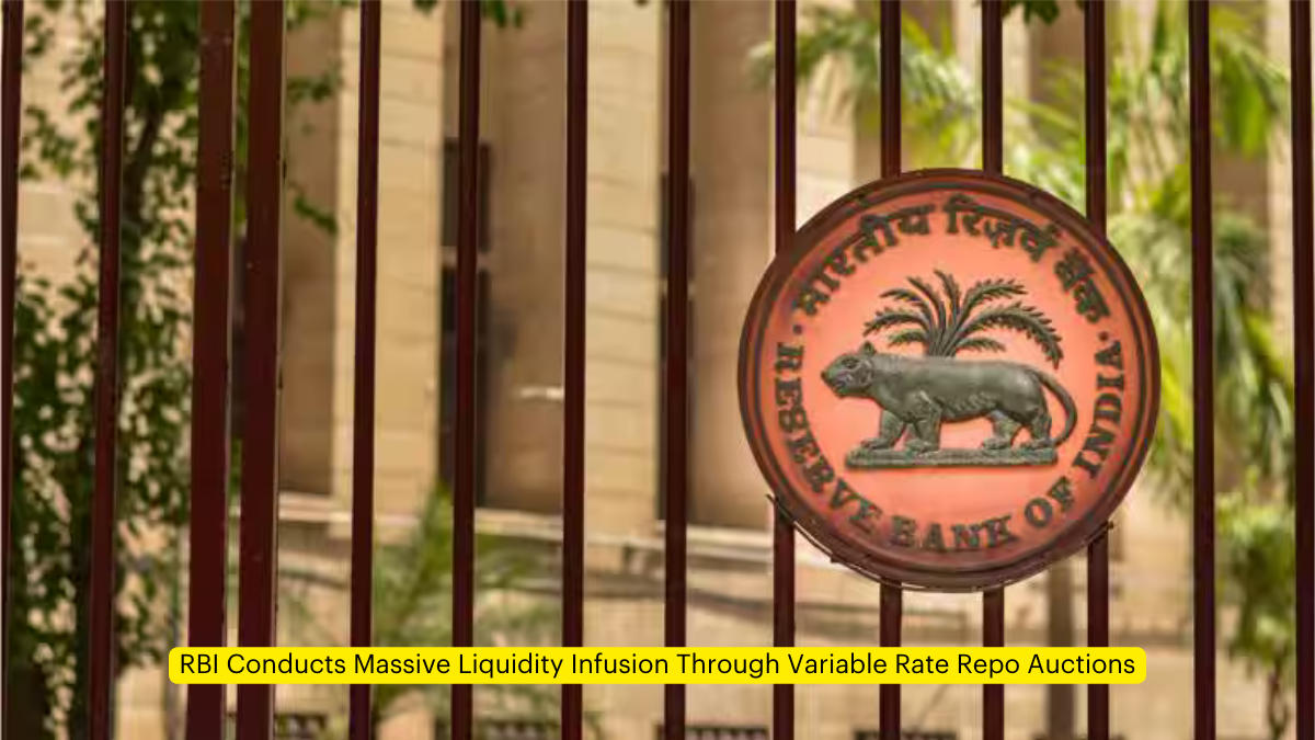 RBI Conducts Massive Liquidity Infusion Through Variable Rate Repo Auctions