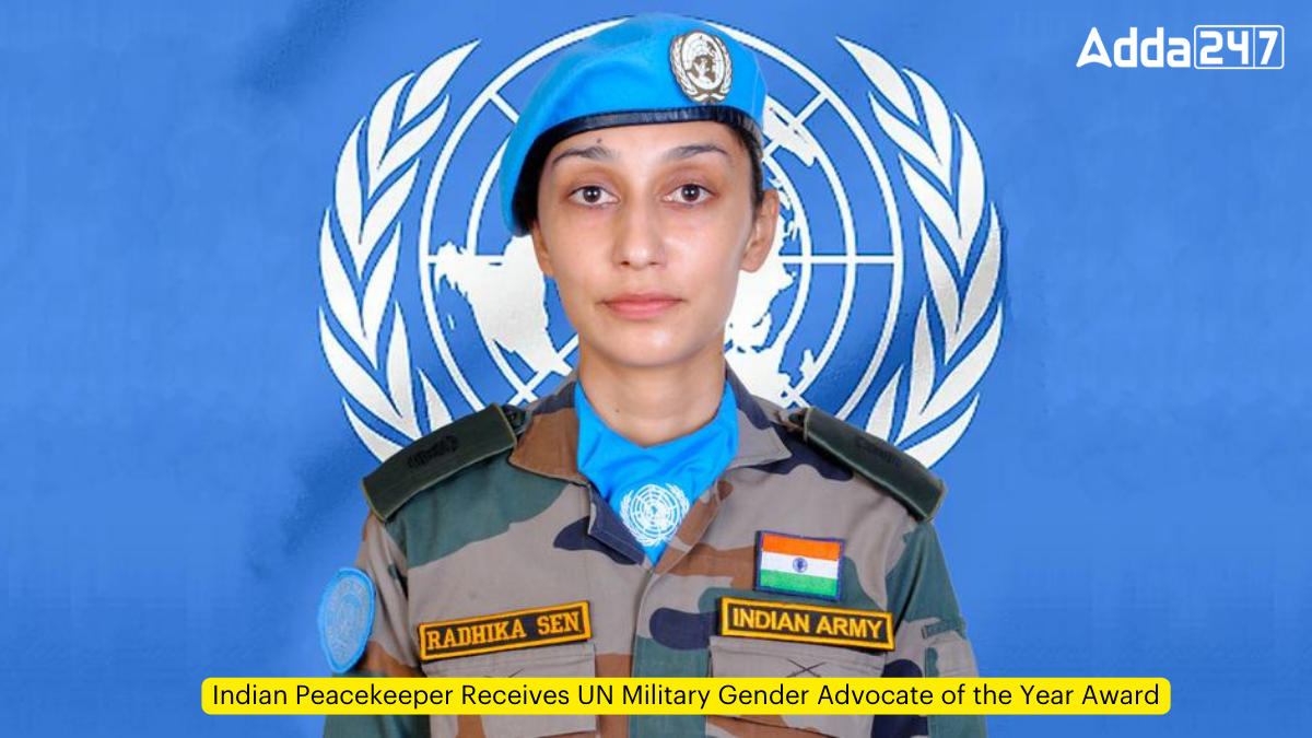 Indian Peacekeeper Receives UN Military Gender Advocate of the Year Award