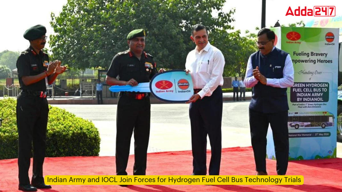 Indian Army and IOCL Join Forces for Hydrogen Fuel Cell Bus Technology Trials