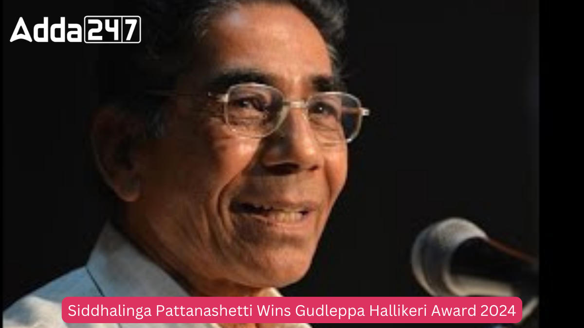 Siddhalinga Pattanashetti Wins Gudleppa Hallikeri Award 2024