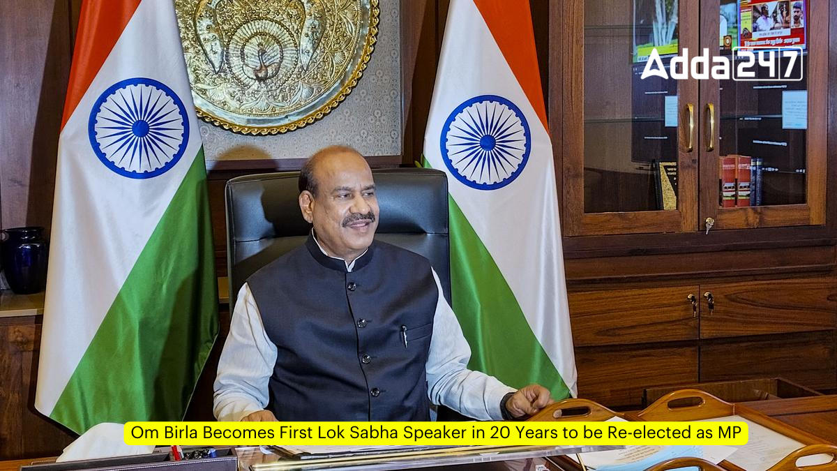 Om Birla Becomes First Lok Sabha Speaker in 20 Years to be Re-elected as MP