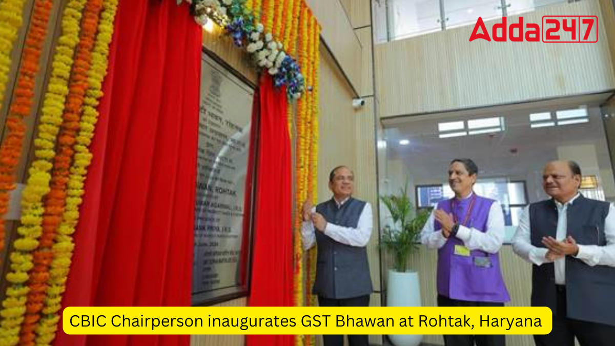 CBIC Chairperson inaugurates GST Bhawan at Rohtak, Haryana