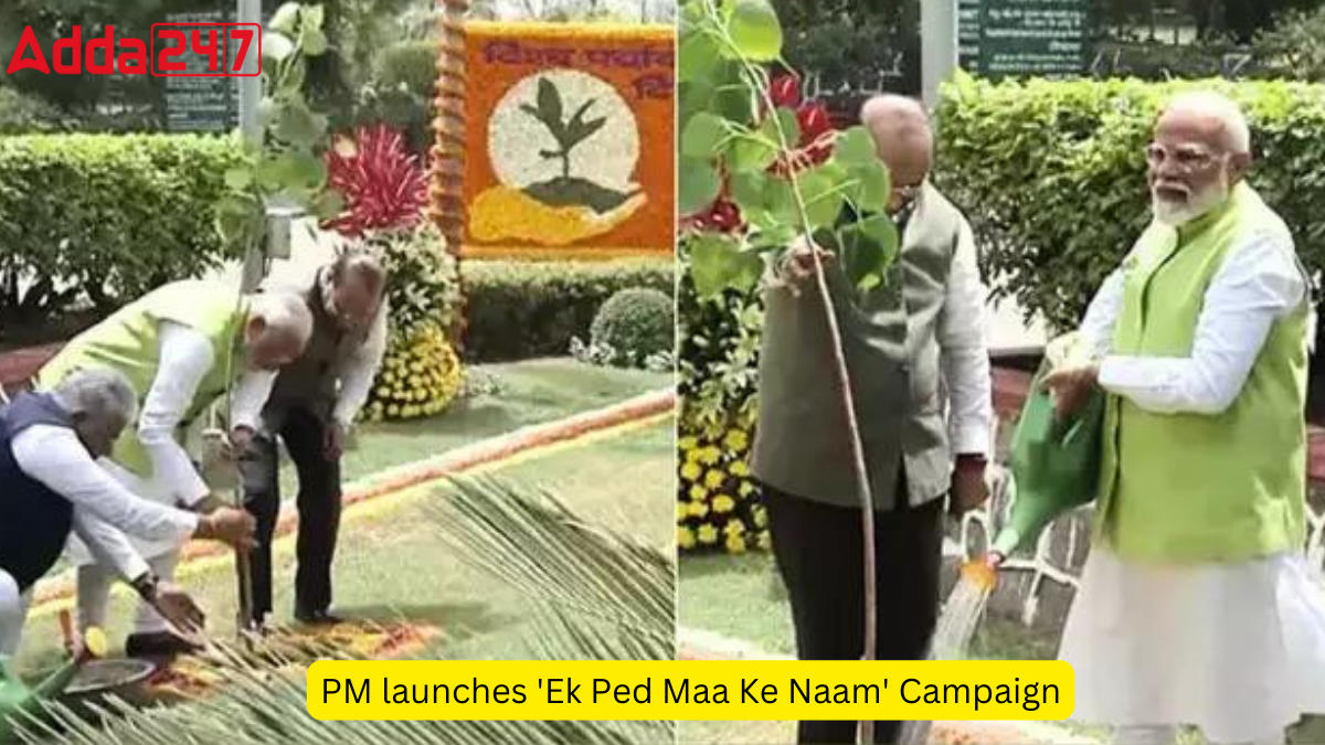 PM launches 'Ek Ped Maa Ke Naam' Campaign