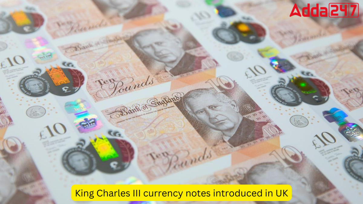 King Charles III currency notes introduced in UK